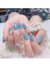 シーシーナナ ネイルサロン(CC NaNa Nail Salon)/大人綺麗★埋め尽くし★夏ネイル