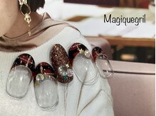 ネイルサロン マジックガール(Nail Salon MagiqueGirl)/【チェックネイル)