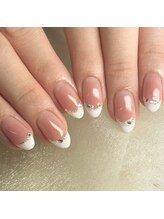 アイリッシュネイル 久屋大通店(Irish Nail)/チーク×フレンチ