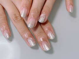 雪の結晶ネイル