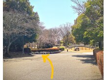 ぽかぽか整体/サロン道順２　階段を上がって