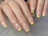 《Hand》ジェルフレンチ クリアベース 7000円