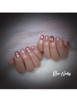 ランネイルズ 新大久保(Ran Nails)の写真/シンプルだけど可愛さ抜群の指先を実現！OPEN記念限定価格でお得♪
