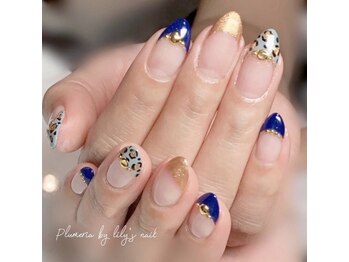 プルメリア バイ リリーズ ネイル(Plumeria By Lily's Nail)/定額アートジェルネイル¥4980～