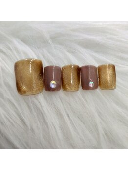 ビー ピボット店(Bee)/秋カラーフットネイル♪