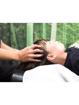 ヘッドスパで癒されたい