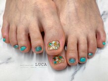 ネイルアトリエルカ(nail atelier LUCA)/W-801　大人可愛いシェルフット