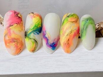 ネイリックス アヴェニール(NAILX avenir)/ネオン マーブル