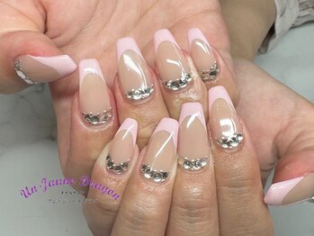 アン ジョーヌドラゴ/【自爪ネイル】ピンクフレンチ