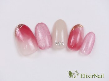 エリクサーネイル 神田(Elixir Nail)/シンプル/クーポン使用
