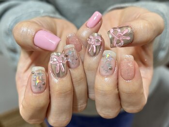 ハンドフィッシュ(handfish)/キラキラリボンネイル