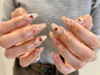 プラス ファースト(Plus 1st)/ハートネイル♪byKobayashi