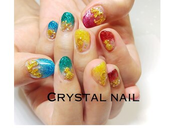 クリスタルネイル パークプレイス店/ラメグラデーション