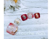 トゥーシェネイルズ(Touche'nails)/新作フットネイル！！