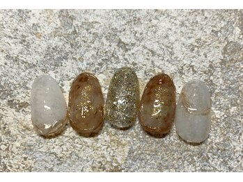 ベーシック ネイルウィザードアカデミー 麻布十番店(Basic×NailWizardAcademy)/9月【毎月厳選トレンド4種】