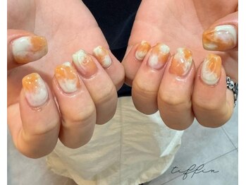 ネイルサロン ティフィン(tiffin)/~夏色もやもやネイル~