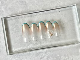 メタリック×スキニーフレンチ
