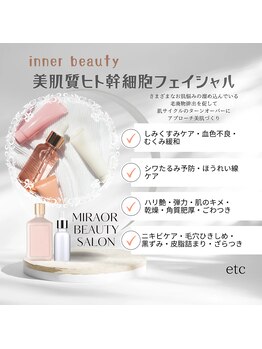 ミラー(MIRAOR)/美肌質ヒト幹細胞フェイシャル