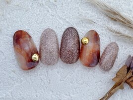 べっ甲ネイル銀座フィルイン