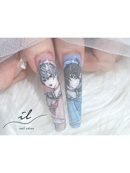 手描きアートが得意なサロン