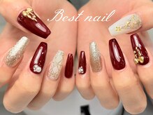ベストネイル 渋谷109前店(Best Nail)/チップ長さだし持ち込みデザイン