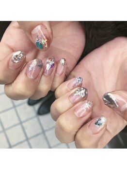 シエル エトワール(Ciel etoile)/ミラーネイル