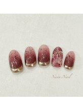ナナネイル(Nana.Nail)/エレガント逆フレンチ