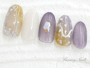 ラグジュアリー ネイルズ(Luxury Nails)/うねうね◇ニュアンスNail