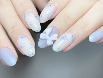 ネイルカラーリリー(Nail Calla Lilly)の写真/持ち込み写真も完全再現◎ストーンプレゼント付き!やり放題で、ワンホンもOK!自慢したくなる可愛い指先へ。