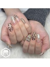レディスペネイル ノウラ 名駅店(Redispe nail NouRa)/レオパードネイル