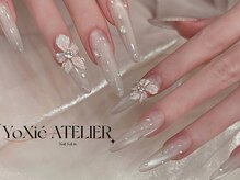 ＹＯＸＩ &nbsp;ＡＴＥＬＩＥＲ越谷|長さ出し・パラジェル・マグネット・フィルインの雰囲気（落ち着く雰囲気本場の韓国ネイルで♪[越谷駅ワンホンネイル]）
