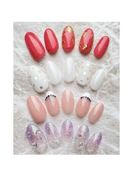 ネイルアンドアイラッシュ グレース 芦屋店(nail&eyelash Grace)の写真/【マオジェル認定★フラッシュグリッター/マグネット導入】高品質ジェルでモチ抜群!定額だから通いやすい♪