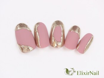 エリクサーネイル 神田(Elixir Nail)/シンプル/クーポン使用