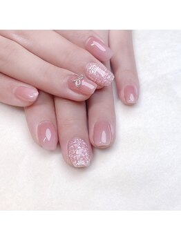 ピオニーネイル(peony nail)/ツイード ベイビーブーマー