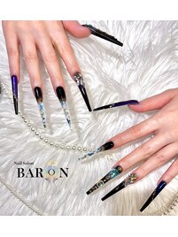 魔女っぽネイル