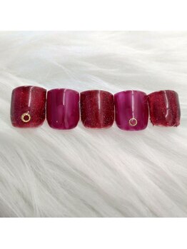 ビー ピボット店(Bee)/秋カラーフットネイル♪