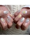 イエロー×グレー
