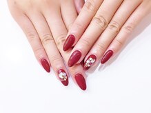 ネイルコレクション ピンク(Nail Collection Pink)/ジェル＋プチアート2本