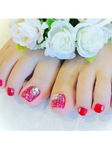 ブリエカドー(Briller Cadeau)/ツイードフットネイル