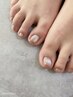 【FOOT】マグネット.ミラー.フラッシュnail☆足浴＋ケア付！¥9500