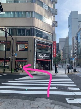 美極 銀座店/銀座線京橋駅からの順路