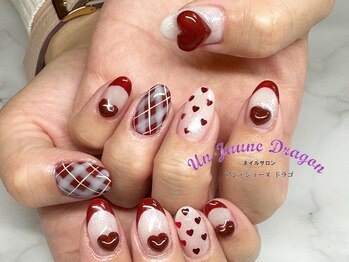 アン ジョーヌドラゴ/【自爪ネイル】ハートネイル