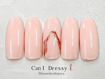 キャンアイドレッシー 南越谷店(Can I Dressy)/ラメラインネイル