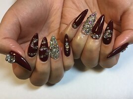 ボルドースカルプネイル