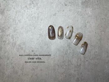 ネイルサロンクリアヴィラ(nail salon clear villa)/nuance designコース￥9990