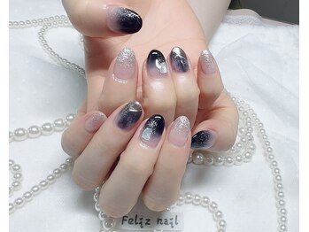 フェリスネイル 池袋店(Feliz Nail)/ネイビー