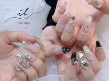 イル 神戸店/ストーンデザインネイル
