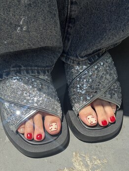 アスネイル(asu nail)/フット定額デザイン