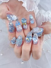 ラヴィアン 名古屋大須店(La vie en)/ボンボンドロップシールネイル