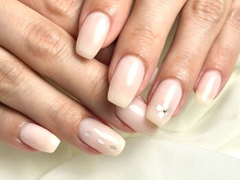 パダアット ヴァラネイル 天神南店(PADA at VALLANAIL)/スキンカラー/桜ネイル/春ネイル